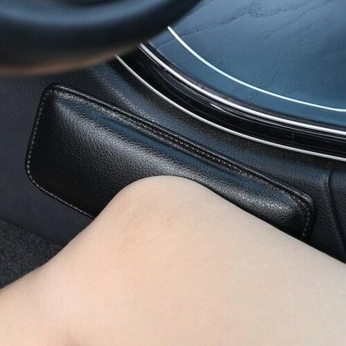 Hot Sale For Car Leather Leg Cushion Knee Pad Pillow Thigh Support Seat Door Armrest Leg Pad For Bmw Internal Accessories