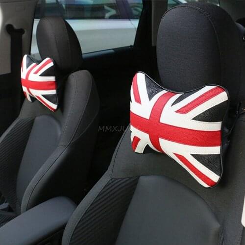 2 Pieces Car Headrest Neck Pillow for Car Interior Accessories Seat Supports Great Gift for Men Women Girl