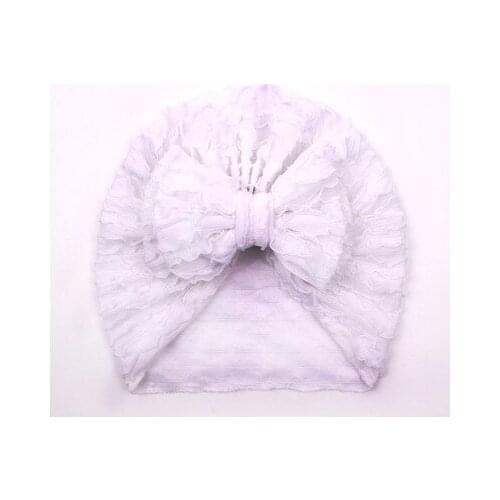 Cute Lace Newborn Baby Hat Photography Props Bow Baby Accessories Girl Sun Hat Breathable Cotton Infant Bonnet Caps