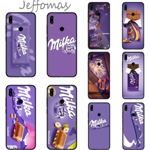 Chocolate Milka Phone Case For Xiaomi Redmi Note 4 4x 5 6 7 8 pro S2 PLUS 6A PRO
