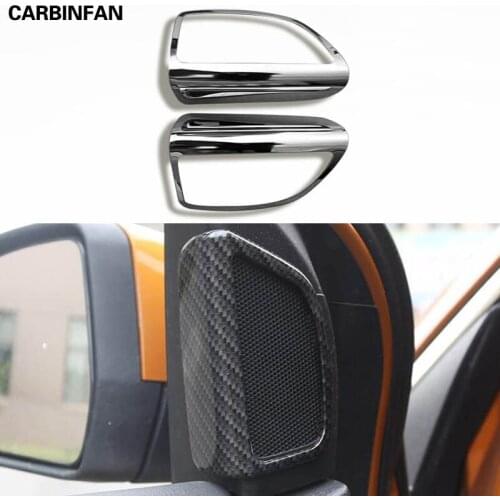 Car Styling Inner Door Speaker Covers Stereo Sound Frame Trim Moulding Decoration Cover 2pcs/set Fits For Ford Focus 2015-2017