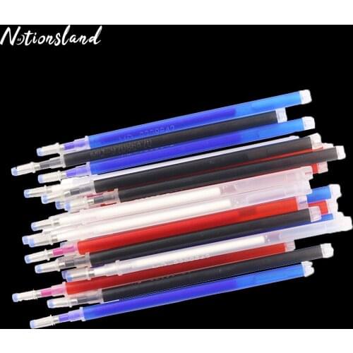 100pcs Heat Erase Pen Refill High Temperature Disappearing Fabric Marker Refills for PU Leather Craft Tailors Chalk Sewing Tool