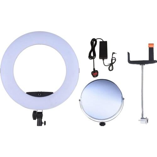 Photography Dimmable LED Selfie Ring Light for Youtube Video Live 3200-5500k Photo Studio Light With Phone Holder USB Plug