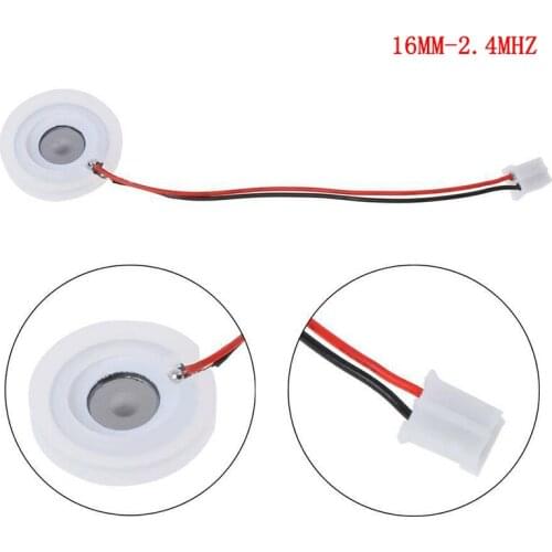 16MM-2.4MHZ Ultrasonic aroma humidifier atomizer Humidifier atomizing sheet With terminal block Wire Silicone ring