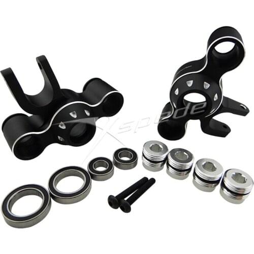 Xspede cnc alloy wheel hub knuckle arm steering cup for Traxxas E-REVO SUMMIT E-maxx 1/10 rc car part