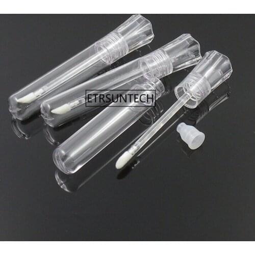 100pcs 11.5ml Lip Cute Bottle Empty Cosmetic Container Tube Travel Gloss Pretty Empty Clear Lip Containers For Makeup F3861