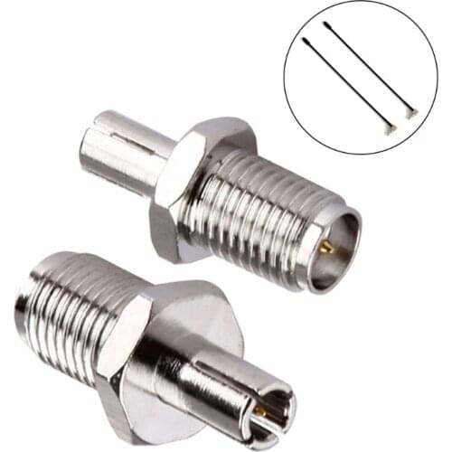 2PCS SMA to TS9 RF Coaxial Adapter Male Female Coax Connector Adapter Coupler and Converter 2 Pieces Well Built Professional Qua