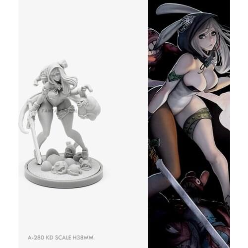 38MM Resin model kits figure self-assembled A-280