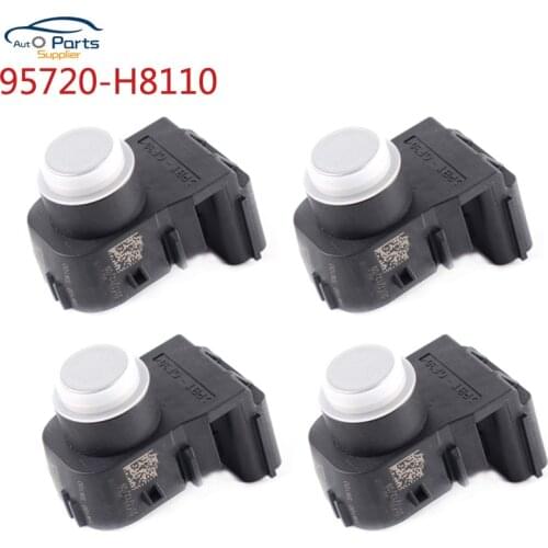 4 pcs/Lot 95720-H8110-B0 Bumper Ultrasonic PDC Parking Sensor For Hyundai Kia Auto Parts Accessories Silver Color 95720-H8110