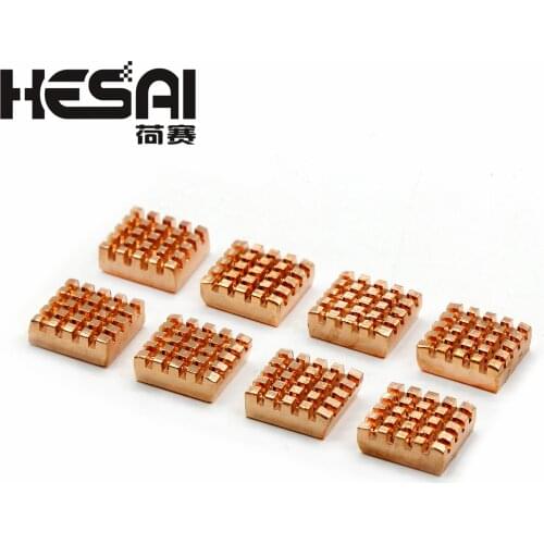 8pcs/Set Copper Heat Sink Back Heatsink Cooler For VGA GPU DDR DDR2 DDR3 RAM Memory IC Chipset Cooling