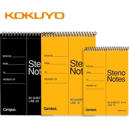 1piece KOKUYO Gambol Watanabe Note book WCN-S6090 Thickened Coil Spiral Binding Simple Business Student Notepad