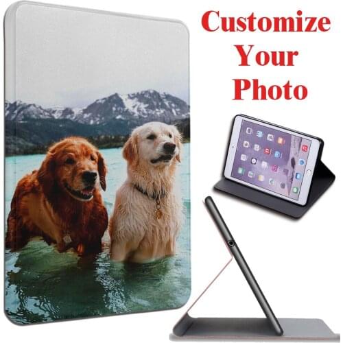 For iPad Air 1 Case Personalised photo Womens Leather Shockproof Hand Strap Cover For ipad 5 A1474 A1475 Kickstand Tablet Cases