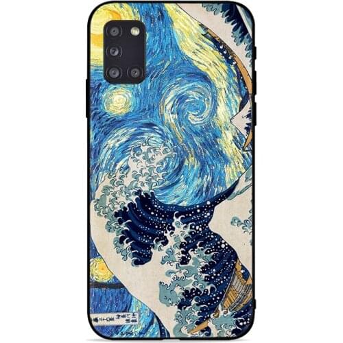 For Samsung Galaxy A32 Case Big Wave Samsung Galaxy A31 A32 4G A32 5G A41 A42 5G A52 4G A52 5G Funda Coque Carcasa Cases Back