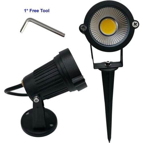 COB 3W 5W 7W 9W outdoor garden light 110V 220V led lawn light for garden lighting Green Warm White Pathway Landscape Lamp