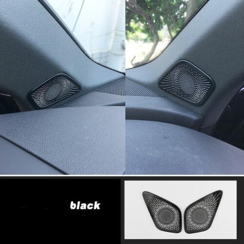 For Audi A3 8y 2021 Stainless Steel Car Interior Window A Post Audio Sound Speaker Panel Cover Styling
