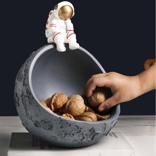 Living Room Porch Astronaut Key Table Storage Ornaments Light Luxury Decoration Little Astronaut Household Ornaments