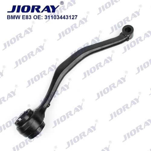 JIORAY Front Lower Left Suspension Control Arm Curve For BMW X3 Series E83 2.0d 2.0i 2.5i 3.0i xDrive 2007-2011 31103443127