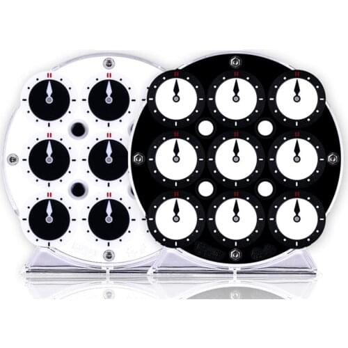 Magnetic Clock Puzzle Clock Cube Speed Cubes Educational Toys for Kids Gifts