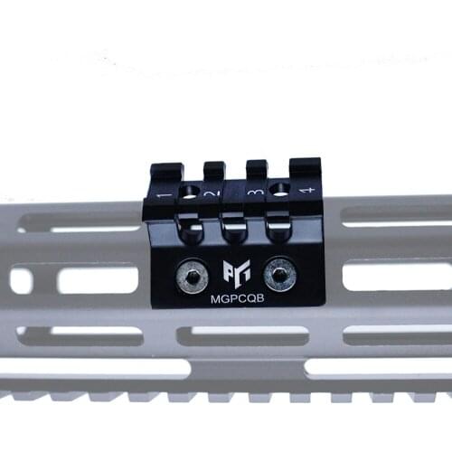 MAGORUI Tactics M-lok Keymod Offset Light/Opitc Picatinny Rail Mount M Lok 3-SLOT Hunting Accessories