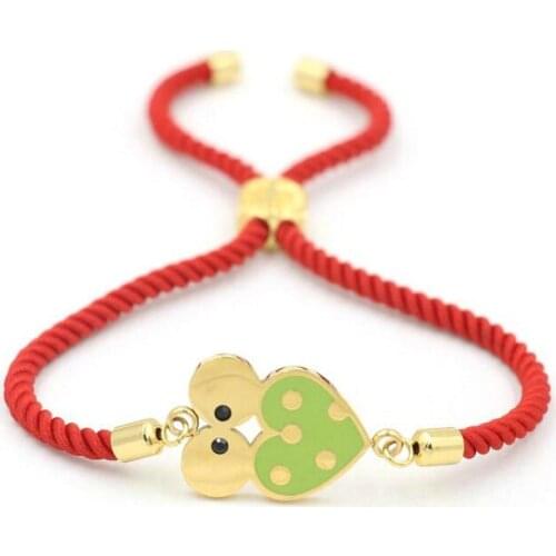 Lucky Cute Stainless Steel Owl Gold Silver Color Red Thread String Rope Bracelets For Men Women Chakra Pulseira Lovers Jewelry