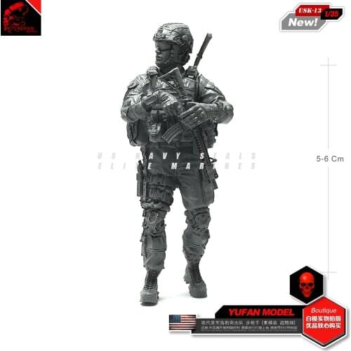 Yufan Model 1/35 Modern Us Seal Riflemen Resin Soldier Usk-13