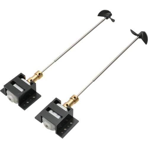 1pair Double Motors RC Boat Drive Set 130 Motor+Motor Seat+Copper Coupling+15CM Shaft+Propellers Kit for DIY Model Ship Kits