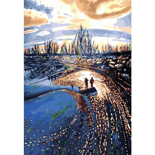 Destiny Love Painting By Numbers Girl Drawing On Canvas Diy Coloring By Number Figure Hand Painted Paintings Art Gift Kits