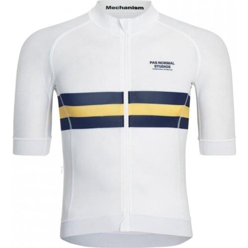 Pimmer WHITE new short sleeve cycling jersey short sleeve cycling wear Italy fabric with best quality finish