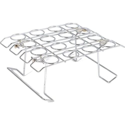 Stainless Steel Diy Ice Cream Cone Holder Ice Cream Cone Display Rack Dessert Food Store Table Storage Shelf Display Stand Metal