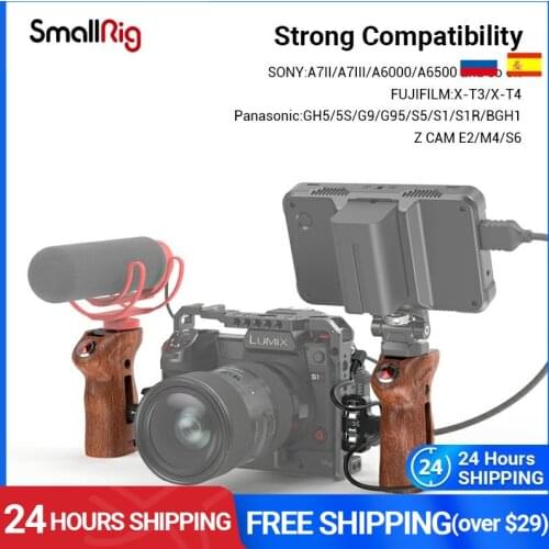 SmallRig Threaded Side Handle with Record Start/Stop Remote Trigger For SONY/ Panasonic/FUJIFILM/Z CAM 3323