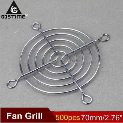 500PCS LOT Fan Grille Mesh 70*70mm 7cm Network Rail