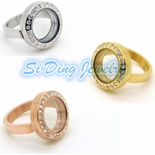 SIDING JEWELRY Rings With Crystals