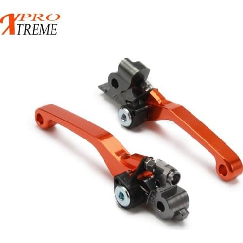 Motorcycle CNC Billet Pivot Foldable Brake Clutch Levers For KTM 125EXC 125SX 144SX 150SX 150XC 200XCW 200EXC EXC XCW 200 XC SX