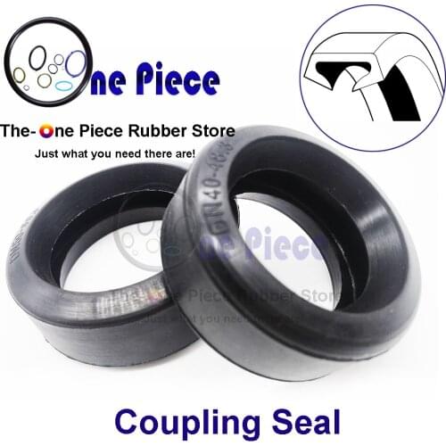 Coupling gasket for couplings Elastometrlc seal construction rubber seals
