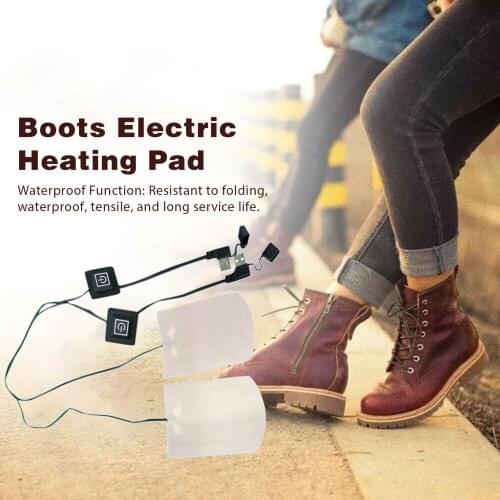 2Pcs/Lot 6.5X9cm 5V USB Heated Socks Carbon Fiber Pads Electric Heated Insoles Winter Warm Arm Hands Waist Heated Gloves