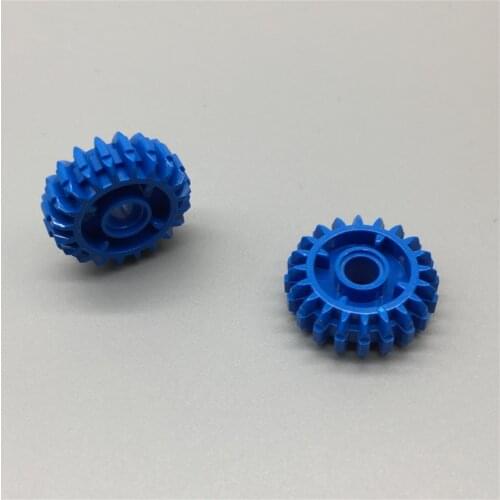 MOC technology building block 35185 gear 20 double teeth double clutch brick assembly machinery toy gift 6224999