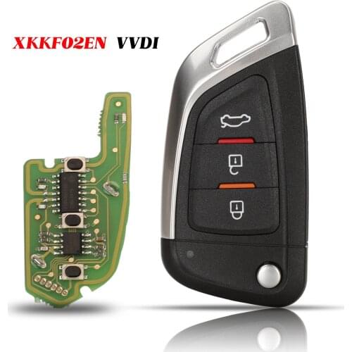 Jingyuqin Xhorse XKKF02EN VVDI Remote Smart Car Key For BMW Series Fob Universal 3 Buttons Control Key