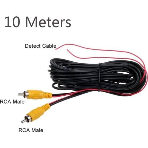 10m Video Cable For Auto Rear View Camera Super Long 10 Meters RCA Backup Reverse Camera Wire For Truck Lorry Monitor Cable 2020