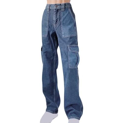 Женские джинсы бойфренды WHooHoo China At AliExpress