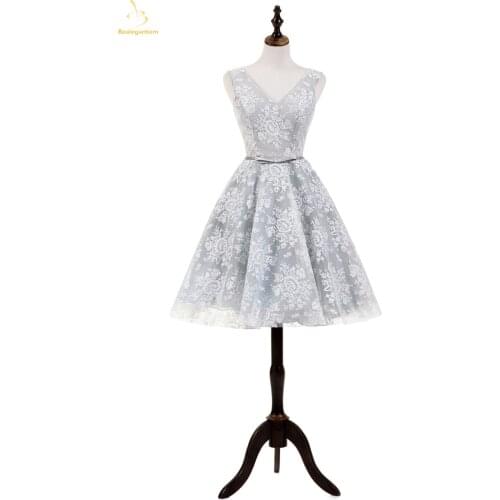 Bealegantom 2019 Elegant 100% Real Photo S Prom Dresses Beaded Homecoming Lace Up Plus Size Formal Evening Party Gown QA1578