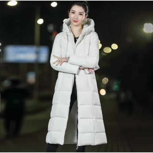 Beardon Winter Women Parkas Coat Down Cotton Padded Jacket Long Hooded Thicken Female Parkas Plus Size 6XL