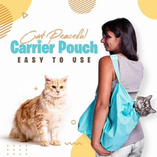 1pc Cat Peaceful Carrier Pouch Bag Versatile Soft carrier 50cm Oxford cloth Cat Peaceful Carrier Pouch Accessories