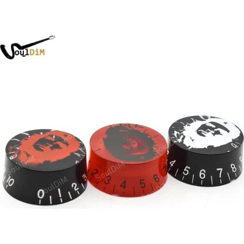 12pcs Acrylic LP Electric Guitar Knob Tone Volume Guitar Speed Control Knob for GB LP Guitar Replacement