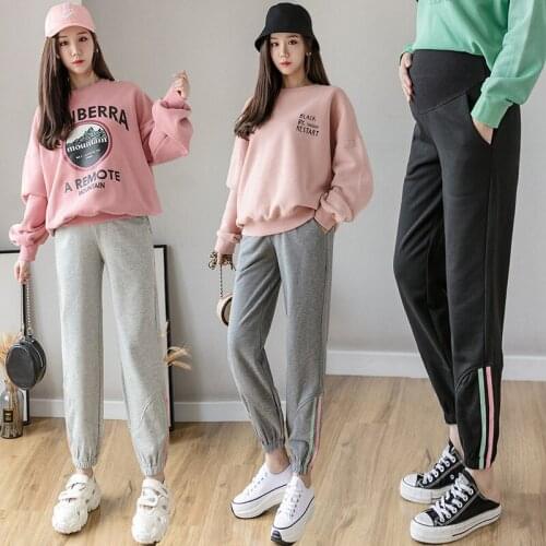 2020 Pregnant Women Maternity Pants Sub-Autumn and Winter Outer Wear Trousers Fashion Fashion Mom Sports Leggings Online Celebri