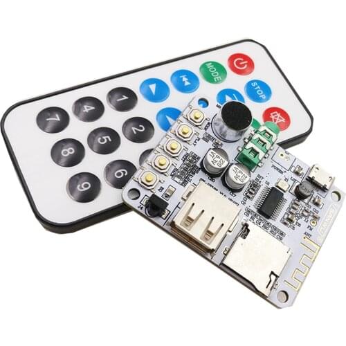 Bluetooth audio receiver board slot with USB TF card decoding playback preamp output 4.0 wireless stereo music module