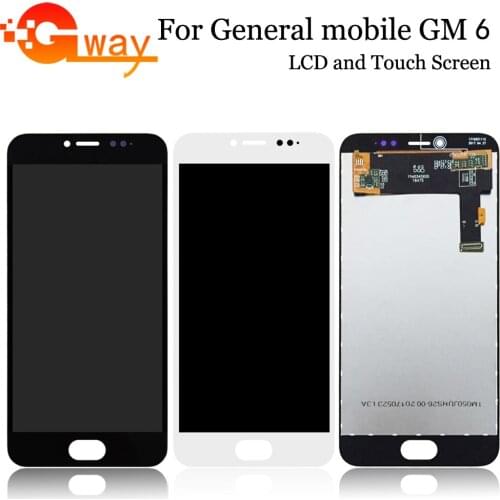 For General mobile GM 6 GM6 LCD Display Touch Screen Digitizer Assembly Replacement 100% Tested For General mobile GM6 LCD