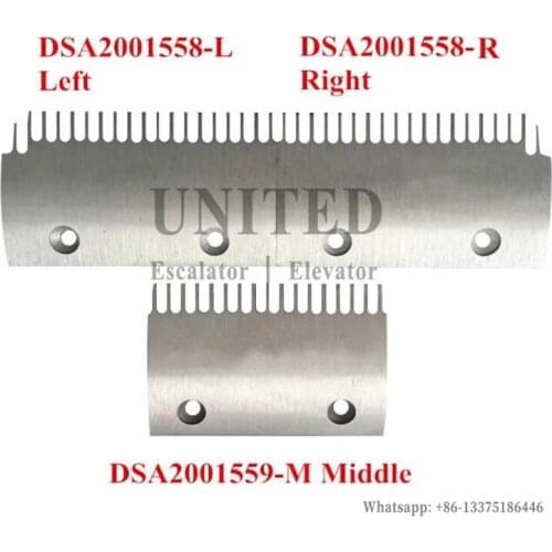 Escalator Comb DSA2001558-L DSA2001558-R DSA2001559-M