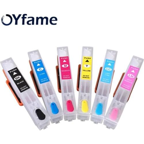 OYfame T2421XL T2431 Refillable Ink Cartridge For Epson XP750 XP850 XP950 XP860 XP55 XP760 XP960 printer ink cartridge