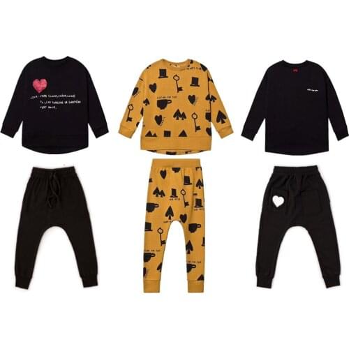 Kids Clothing Set 2020 Autumn Winter BL StRafina Boys Girls Top Tee T Shirt Baby Sweatshirt Pants Sports Suit Children Clothes