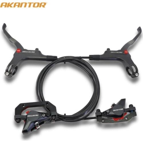 MTB Road Bike Hydraulic Disc Brake Calipers Front Rear 800/1400mm Mountain Bike Kit Bicycle Oil Pressure Disc Brake Set